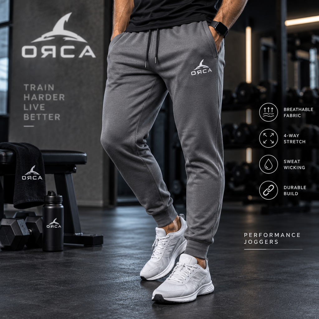 ORCA Performance Joggers – Dark Gray